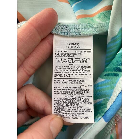 Old Navy Tropical Print Girls Leggings, Size L - Picture 5 of 5